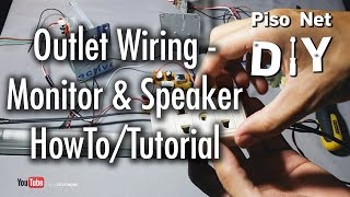 Pisonet DIY Outlet Wiring Power Cutoff for Monitor and Speaker Tutorial Tagalog [upl. by Orravan]