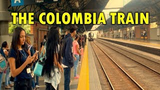 Medellin Colombia Metrotrain Travel Tour [upl. by Annasor]