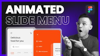 Design an Animated Sidebar Menu  Figma Tutorial [upl. by Enelegna]