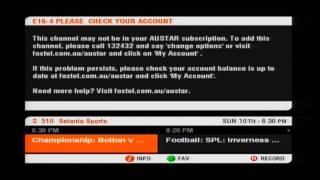 Average TV Day  Foxtel MyStar HD Australia [upl. by Elleraj859]