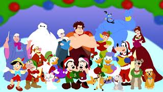 Disney characters sing JINGLE BELLS [upl. by Sapowith315]