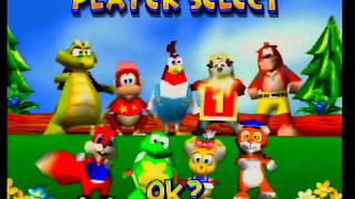 Diddy Kong Racing  Fun with the character selection screen [upl. by Michaele389]