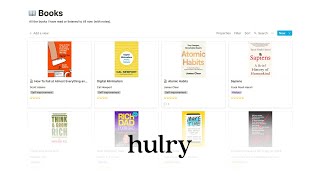 How to Create a Book Library in Notion [upl. by Joly795]