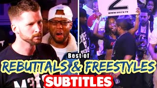 Best Rebuttals And Freestyles In Battle Rap SUBTITLES  Masked Inasense [upl. by Carmine]