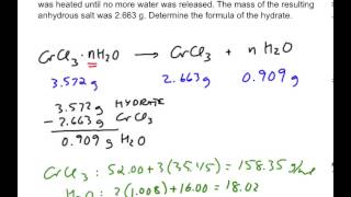 Determining the Formula of a Hydrate [upl. by Ytram404]