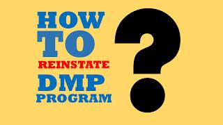 AKPK FAQ  How to Reinstate DMP [upl. by Wonacott]