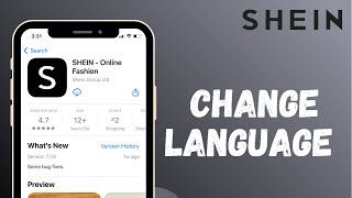 How to Change Language on Shein  2021 [upl. by Dnamra327]