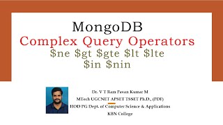 MongoDB Complex Query Operators [upl. by Brozak]