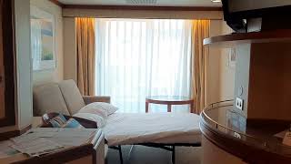 PampO Cruises Pacific Adventure Mini Suite Room Tour  Deck 9 Cabin Number 9625 With Balcony [upl. by Hoehne516]