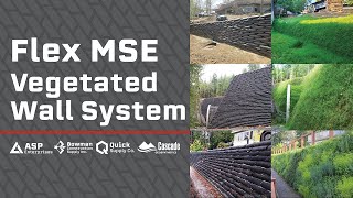 Flex MSE Vegetated Wall System Webinar  Product Info Applications Installation Methods amp More [upl. by Noscire]