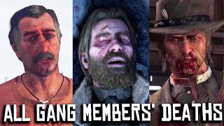 Red Dead Redemption 2 amp 1  All Gang Members Deaths from Davey to Abigail PC 4K [upl. by Hnamik103]