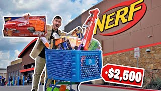 I Bought Everything At The NERF Store 2500 UNBOXING [upl. by Imhskal402]