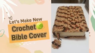 Crochet Bible Cover [upl. by Jessabell126]