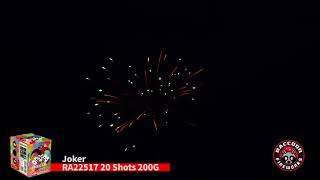 Joker RA22517 Raccoon Fireworks 2021 New Product 20 Shots [upl. by Henricks778]