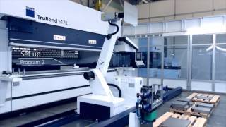 TRUMPF Bending TruBend Cell 5000 with ToolMaster [upl. by Deny]