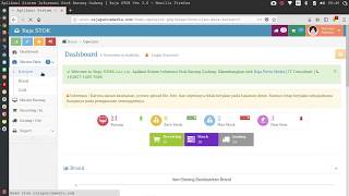 APLIKASI STOK BARANG BERBASIS WEB [upl. by Hagep294]