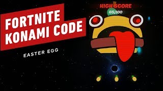 Fortnite Blackhole Konami Code Easter Egg Gameplay [upl. by Sheena]