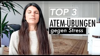 Die 3 besten Atemübungen gegen Stress und Nervosität [upl. by Nnylassej]