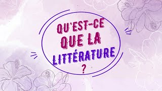 Questce que la littérature   Lessentiel à savoir [upl. by Meeki]