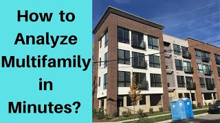 How to Analyze Multifamily Properties in 5 Minutes [upl. by Rhianna81]