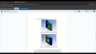 Lab Report MEC610  The effects of changing material properties element size and element type [upl. by Doughman776]