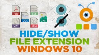 How to Hide or Show File Extension in Windows 10 [upl. by Kaitlin]