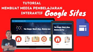 Cara Membuat Website Media Pembelajaran Interaktif dengan Google Sites [upl. by Alrick]