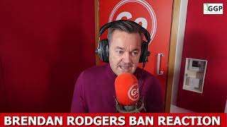 Brendan Rodgers Touchline Ban Reaction [upl. by Inoek]