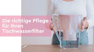 Die richtige Pflege für Ihren Tischwasserfilter [upl. by Vez]