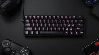 Reddragon k630 keyboard review and lighting modes [upl. by Ille]