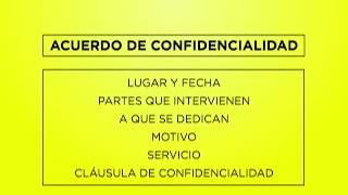 Descubre qué debes incluir en los acuerdos de confidencialidad [upl. by Tymothy421]