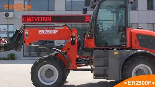 EVERUN 25 Ton telescopic wheel loader  ER2500F [upl. by Cynar]