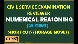 CIVIL SERVICE EXAM REVIEWER 2023  NUMERICAL REASONING [upl. by Filip483]