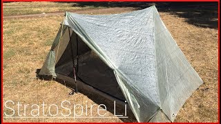 StratoSpire Li  Tarptent  Review [upl. by Floridia479]