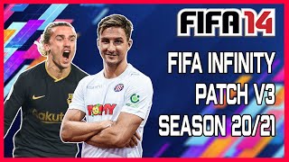 FIFA 14 HBZ Season 2021 Transfer Kits Gameplay Logos Rating Skill Adboard  FIP14 2021 [upl. by Marasco]