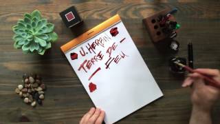 Herbin Fountain Pen Ink Terre de Feu [upl. by Vidovik]