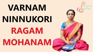 Varnam  Ninnukori  Ragam  Mohanam Sing Along [upl. by Rubina627]