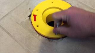 SetRite Toilet Flange Extender Installation [upl. by Nelan]