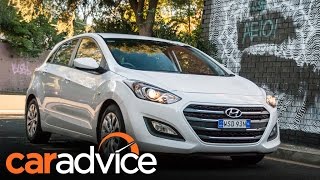 2016 Hyundai i30 Active review  CarAdvice [upl. by Yslek]