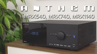 Anthem MRX540 MRX740 MRX1140 Receivers Review amp Comparison [upl. by Pytlik]