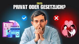 Private oder gesetzliche Krankenversicherung – Experte klärt auf 2025 🏥💡 [upl. by Noyes]