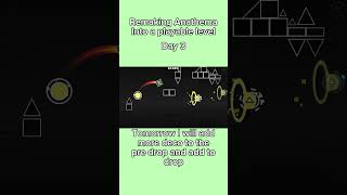 Remaking ANATHEMA into a playable level Day 3  Geometry Dash geometrydash gd gdlevels [upl. by Drusus]