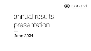 Results Presentation for the year ended 30 June 2024 [upl. by Eendyc]