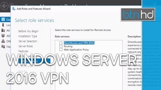 Setup Windows Server 2016 VPN [upl. by Carmina536]