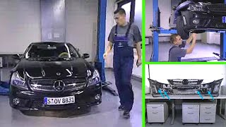 MercedesBenz SL  How to remove the front bumper  R230 [upl. by Nil]