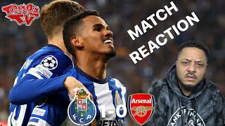 Porto 10 Arsenal  Troopz Match Reaction  WHO TOLD RAYA TO STAND THERE [upl. by Naman986]