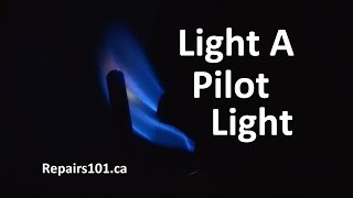 Light A Pilot Light  How To In 3 Minutes amp 10 Easy Steps [upl. by Niletac]