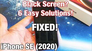 iPhone SE 2 2020 How to Fix Black Screen 6 Easy Solutions [upl. by Alegnave]