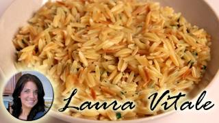 Buttery Parmesan Orzo Recipe  Laura Vitale  Laura in the Kitchen Episode 306 [upl. by Lorrayne223]