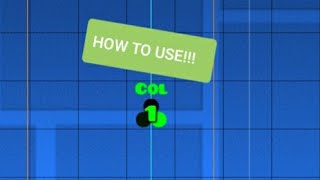 How to use Color Trigger in GEOMETRY DASH GD BIGKING [upl. by Leunamne674]